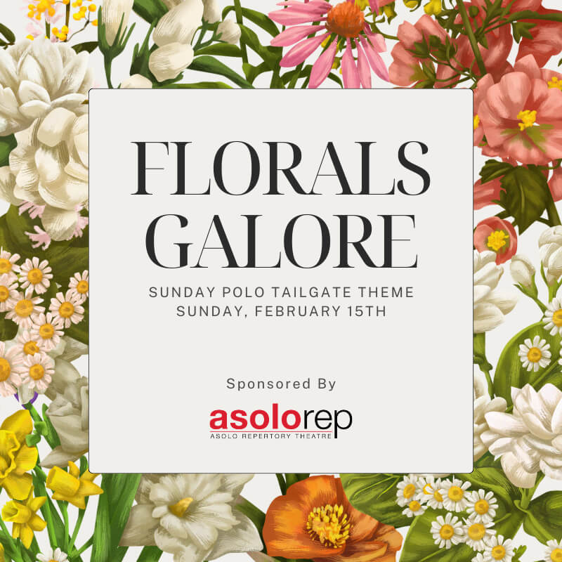 A flyer with flowers on it that says Florals Galore this February 15