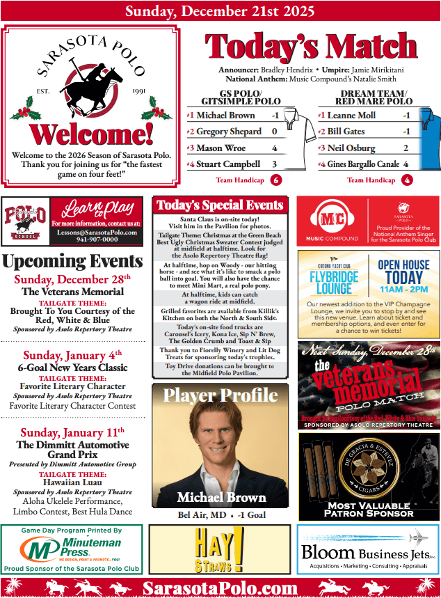 Sunday, December 21st 2025