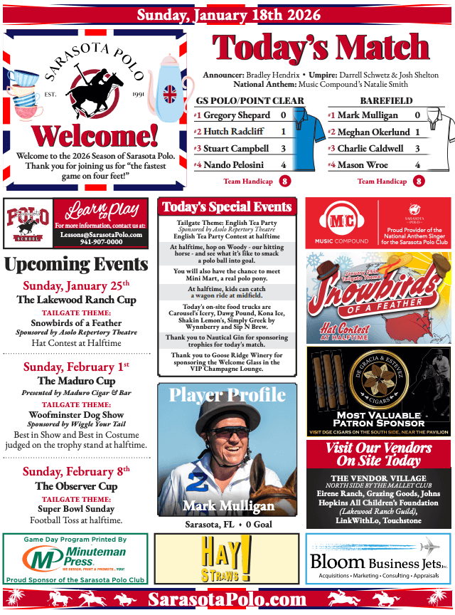 Sunday, January 18th 2026