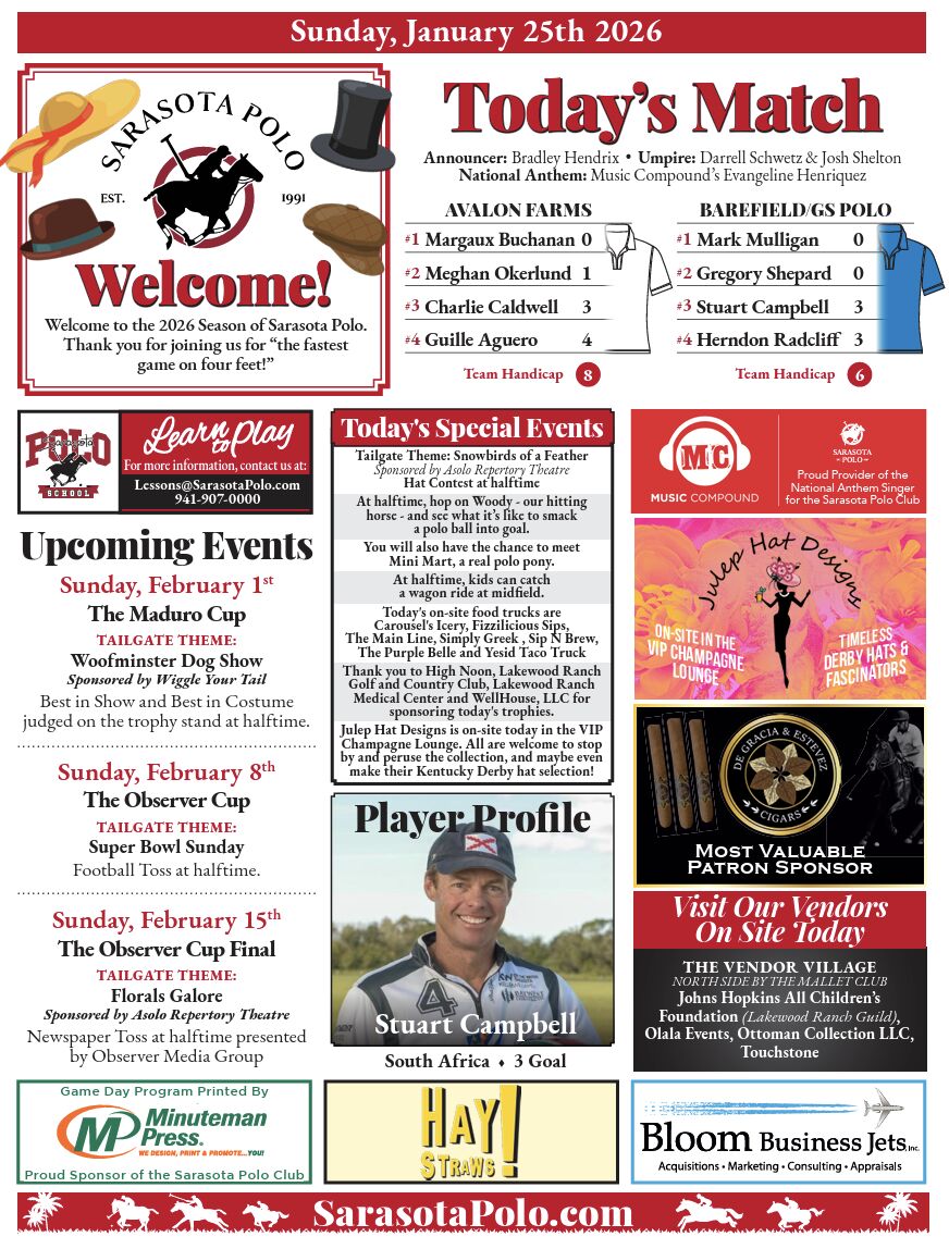 Sunday, January 25th 2026