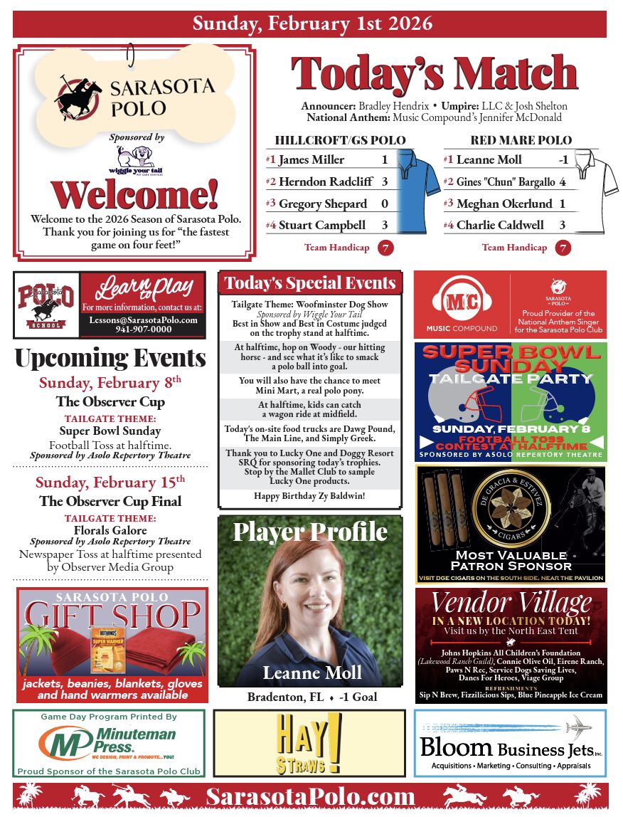 Sunday, February 1st, 2026