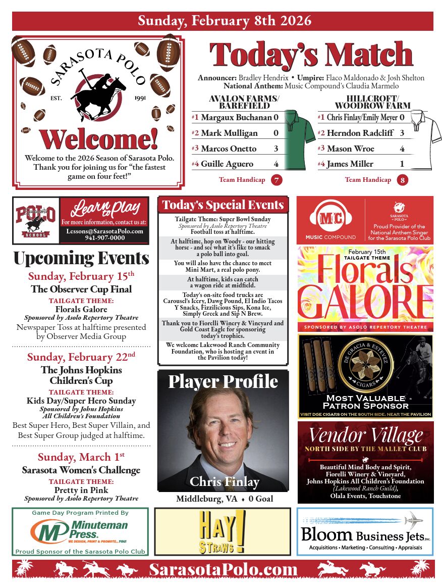 Sunday, February 8th 2026